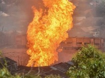 Penampakan Ledakan Dahsyat Pipa Gas di Malaysia, Ratusan Orang Terluka