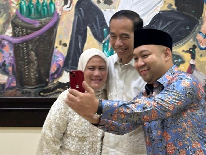 Momen swafoto Didit dengan mantan presiden (dok.Instagram Didit)