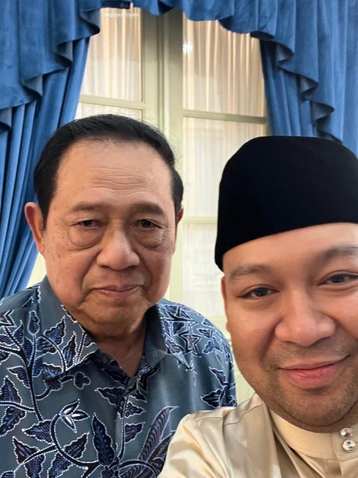 Momen swafoto Didit dengan mantan presiden (dok.Instagram Didit)