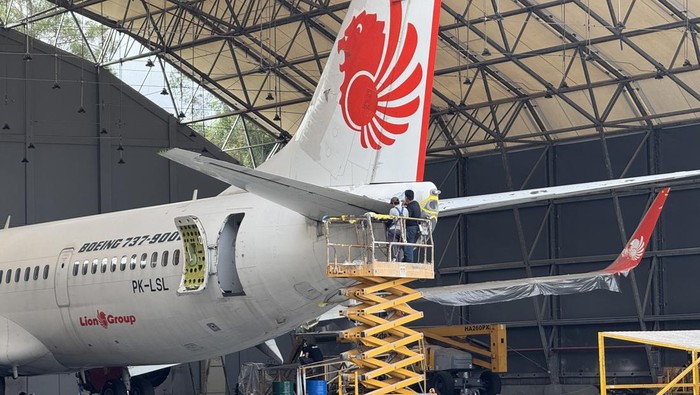 Pemeriksaan pesawat Lion Air Group