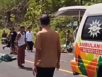 Pemobil Ngantuk Gasak 2 Motor di Saptosari Gunungkidul, 2 Orang Tewas