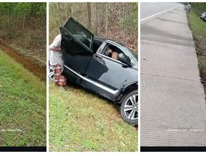 Honda CRV Laka Tunggal di Jalan Tol Lampung, Satu Penumpang Luka-luka