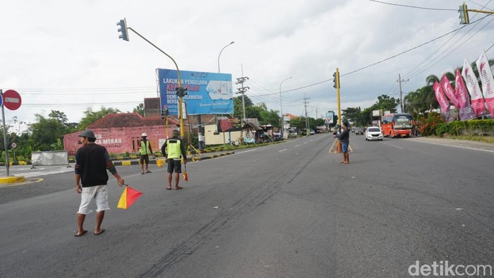 Situasi di Simpang 3 Masjid Moeldoko
