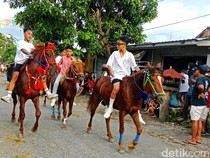 Tradisi Tiyu di Lombok Timur, Pawai Kuda di Momen Lebaran