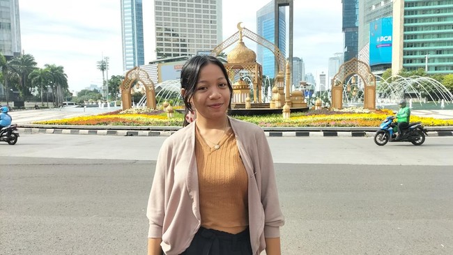 Saat Sepinya Bundaran HI Jadi Daya Tarik Libur Lebaran