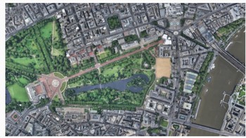 Kota yang sibuk. Foto: Google Earth via Bored Panda