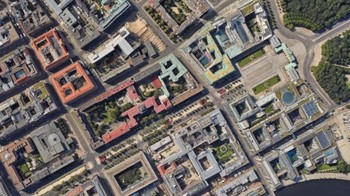 Awalannya dari B. Foto: Google Earth via Bored Panda