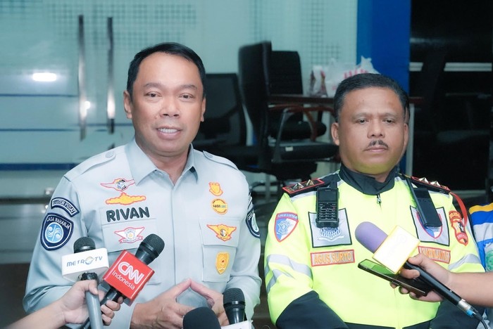 Kakorlantas Polri Irjen Pol. Agus Suryonugroho dan Direktur Utama PT Jasa Raharja Rivan A. Purwantono