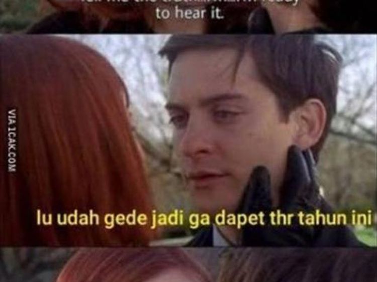 Meme Lebaran: Gimana Lur, THR Sudah Ludes Tak Bersisa?