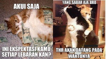 Kalau nggak dapat banyak tahun ini, semoga tahun depan dapatnya lebih banyak. Amin! Foto: 1cak