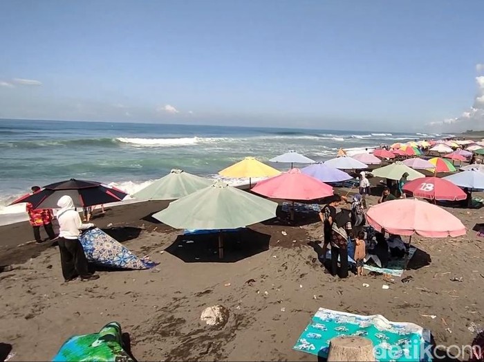 Pantai Glagah, Temon, Kulon Progo, Rabu (2/4/2025).