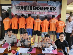 Polres Badung Tangkap Lima Pencuri Spesialis Barang Wistawan