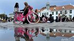 Ramainya Kota Tua Jakarta Saat Libur Idul Fitri