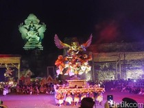 Atraksi 13 Ogoh-Ogoh Pukau 10 Ribu Pengunjung GWK