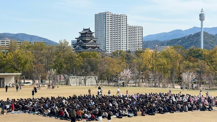 Salat Id 1446 H di Prefektur Hiroshima