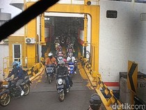2 Dermaga di Pelabuhan Bakauheni Dikhususkan untuk Motor Saat Arus Balik