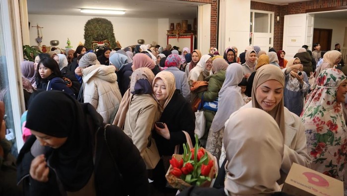 Suasana Lebaran di KJRI Hamburg pada 30 Maret 2025.