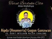 Selesai Bertugas, Aipda Gugun Gugur di Jalanan Tasikmalaya