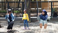 Tebet Eco Park menjadi alternatif warga yang ingin berwisata gratis.
