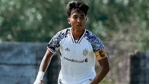Pemain Bali United Youth dan Timnas Indonesia U-17, I Putu Panji Apriawan.