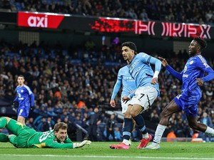 Man City Vs Leicester: The Citizens Unggul 2-0 di Babak I