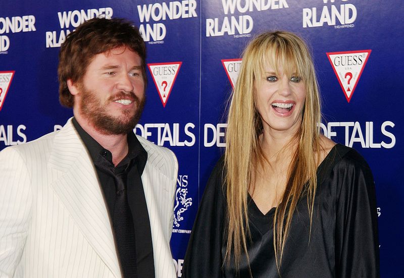 DUBLIN - JANUARY 6:  Val Kilmer and Angelina Jolie arrive at the Irish Premiere of 