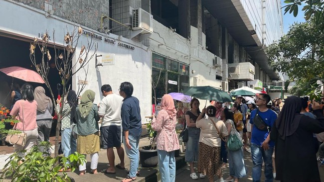 Keramaian Blok M Seperti Semula Usai Jeda Tipis Libur Hari Raya