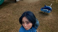 Camillia Laetitia Azzahra atau yang akrab disapa Zara memilih merayakan lebaran Idul Fitri di Inggris, tempatnya berkuliah. Foto: Instagram @camilliazr