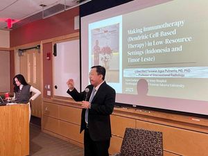 Momen dr Terawan Paparkan Immunotherapy Nusantara di Harvard