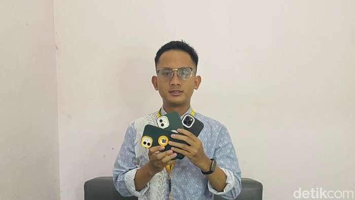 Jasa Sewa iPhone Nusantara milik Kasyful di Mantrijeron, Kota Jogja, Kamis (3/4/2025).