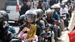 Potret Situasi Jalur Wisata Puncak Bogor saat Libur Lebaran