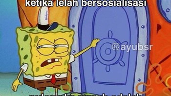 Pengennya cepat-cepat pulang aja. Foto: X @ayubsr