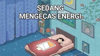 Introvert setelah menghadapi day 1 Lebaran. Foto: X @fitriiyanr