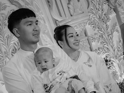 8 Foto Akekah Nael Idrissa Putra Nikita Willy, Kompak Kenakan Busana Seragam