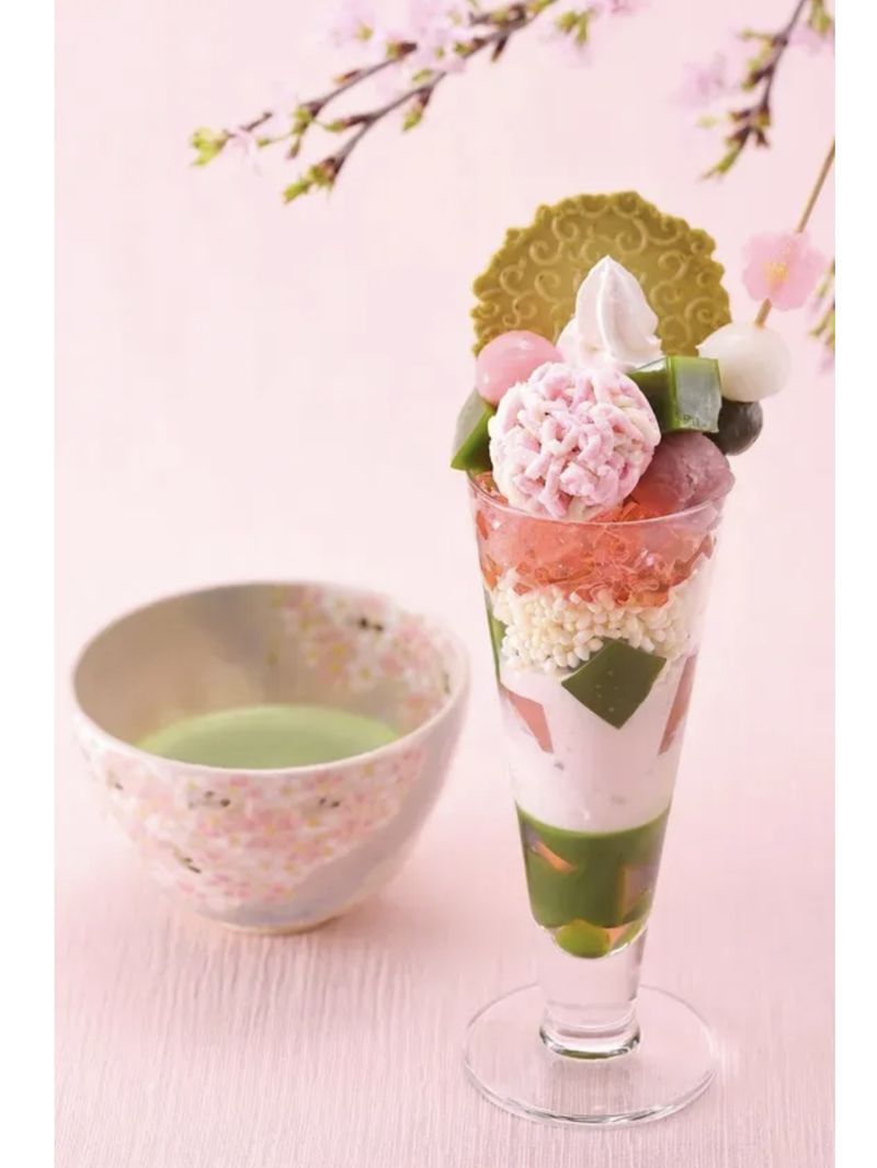 Parfait Tercantik di Jepang yang Hanya Ada saat Musim Semi