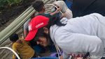 Potret Pemudik yang Akan Balik ke Perantauan Terjebak Sungai Surut