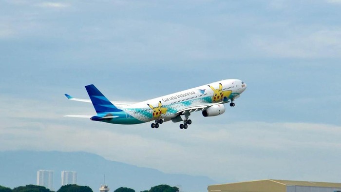 Pesawat Garuda Indonesia.