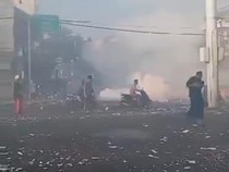 Pesta Petasan di Jantung Kota Pasuruan Usai Salat Id Viral di Medsos
