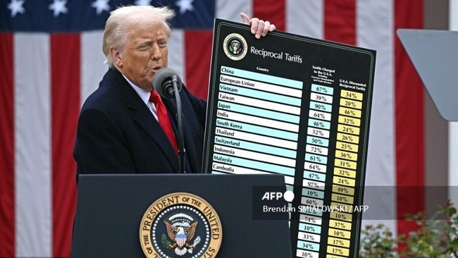 Aksi Trump Tetapkan Tarif Brutal Dilawan dari Dalam Partai