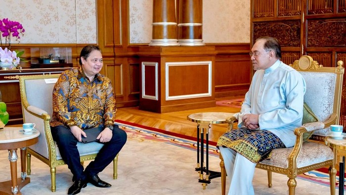 Airlangga bertemu PM Malaysia Anwar Ibrahim