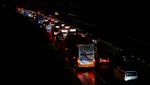 Arus Lalu Lintas di Jalan Tol Solo-Semarang pada H+2 Lebaran