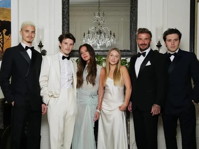 David Beckham dengan Romeo, Cruz dan Brooklyn