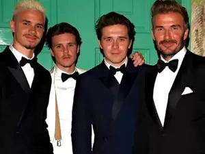 Selamat Hari Ayah! Ada Brooklyn di Unggahan David Beckham