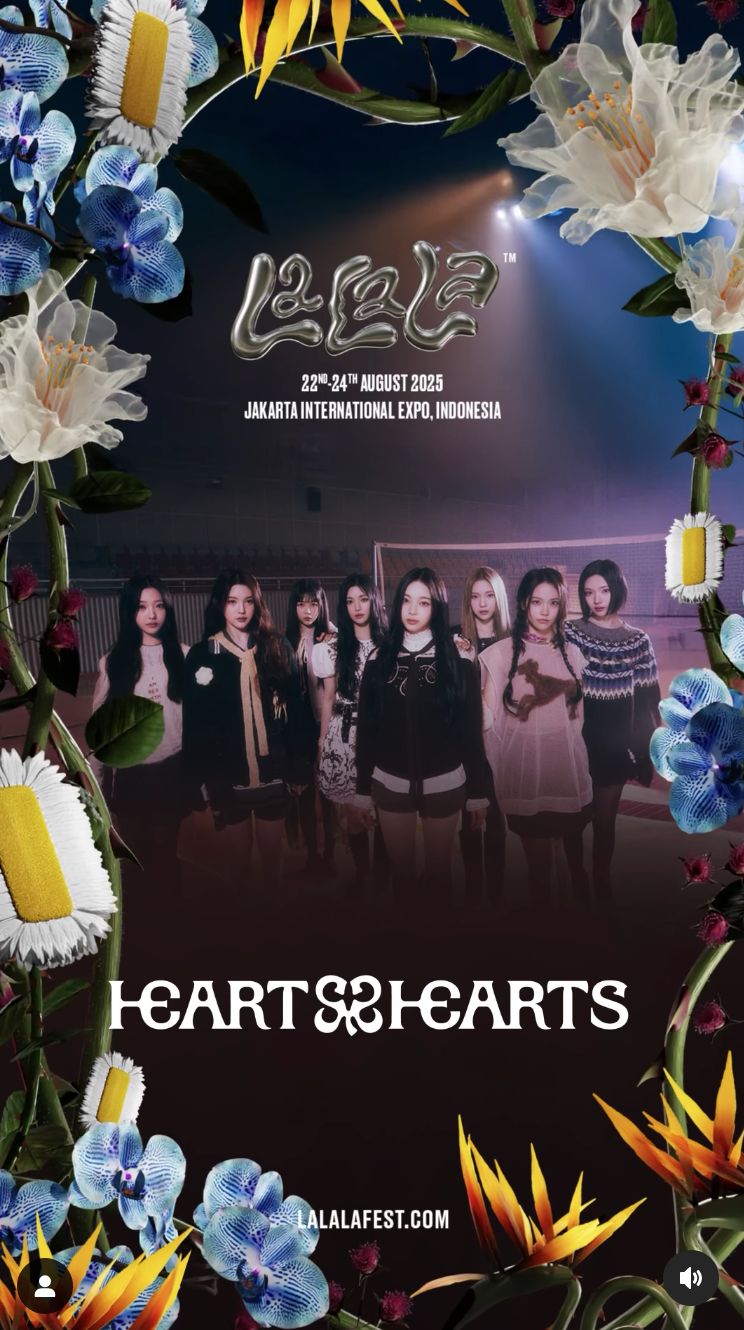 Hearts2Hearts datang ke Indonesia untuk fansign, cafe event, dan tampil di LaLaLa Fest 2025
