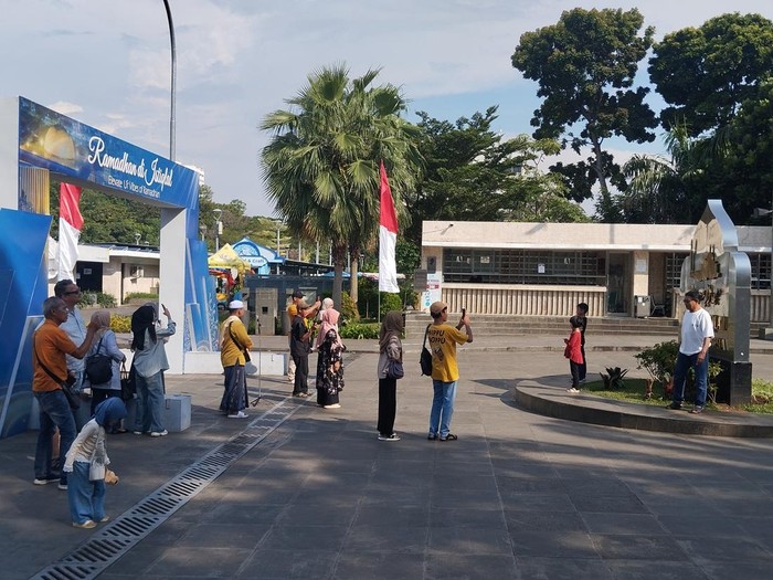 Masjid Istiqlal, Jakpus, Jumat (4/4/2025).