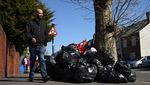 Penampakan Birmingham Inggris Dikepung Tumpukan Sampah