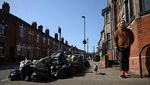 Penampakan Birmingham Inggris Dikepung Tumpukan Sampah