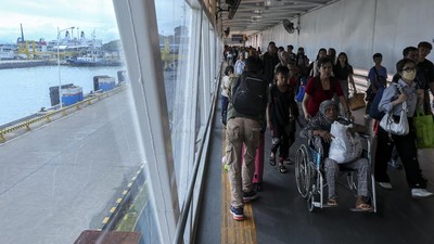 Potret Arus Balik Lebaran di Pelabuhan Merak