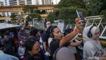 Serunya Keliling Jakarta Naik Bus Tingkat Tanpa Atap Saat Libur Lebaran