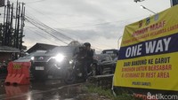 Selain pemudik, sebagian juga ada yang hendak pulang usai liburan di objek wisata yang ada di Garut.